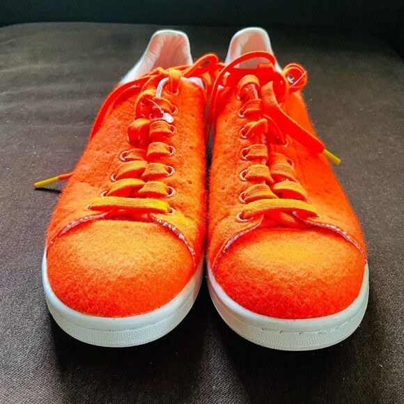 Very Rare PHARRELL Williams Adidas Stan Smith TNS Orange Tennis Balls - Picture 8 of 13